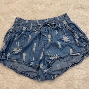 Rewash Pineapple/Palm Tree Shorts 🍍 🌴